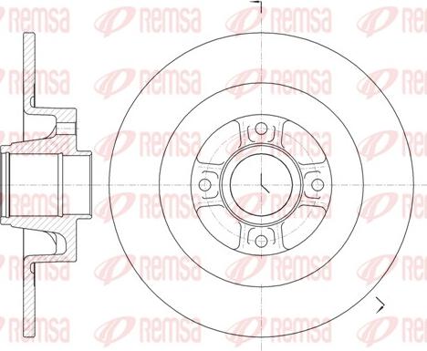 Remsa 61047.00 - Brake Disc autospares.lv