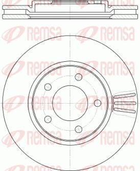 Remsa 61047.10 - Brake Disc autospares.lv