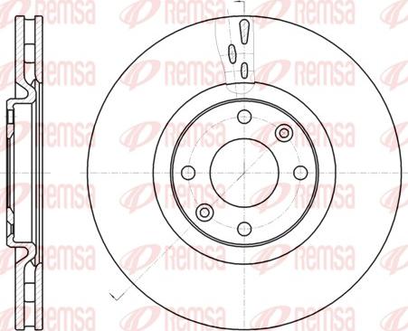 Remsa 61059.10 - Brake Disc autospares.lv