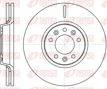 Remsa 61054.10 - Brake Disc autospares.lv