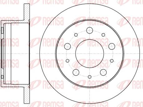 Remsa 61056.00 - Brake Disc autospares.lv