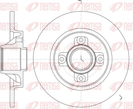 Remsa 61058.00 - Brake Disc autospares.lv