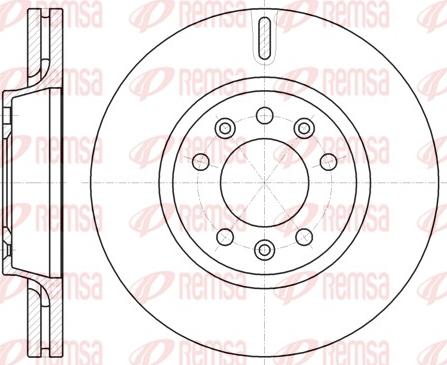 Remsa 61052.10 - Brake Disc autospares.lv