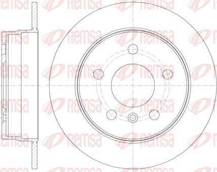 Remsa 61065.00 - Brake Disc autospares.lv