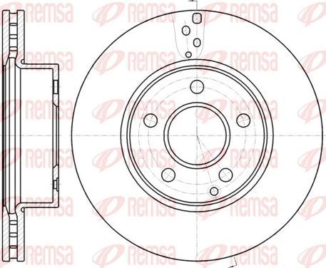 Remsa 61066.10 - Brake Disc autospares.lv