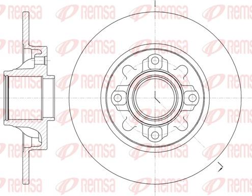 Remsa 61060.00 - Brake Disc autospares.lv