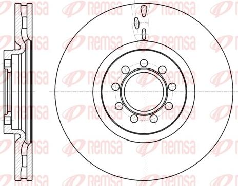 Remsa 61061.10 - Brake Disc autospares.lv