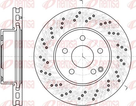 Remsa 61068.10 - Brake Disc autospares.lv