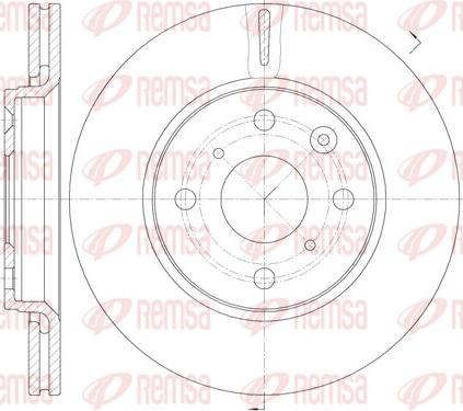 Remsa 61003.10 - Brake Disc autospares.lv