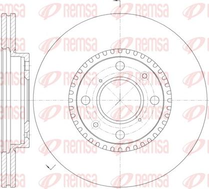 Remsa 61002.10 - Brake Disc autospares.lv