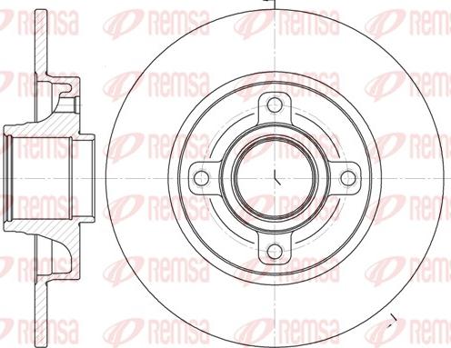 Remsa 61014.00 - Brake Disc autospares.lv