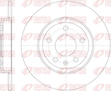 Remsa 61011.00 - Brake Disc autospares.lv