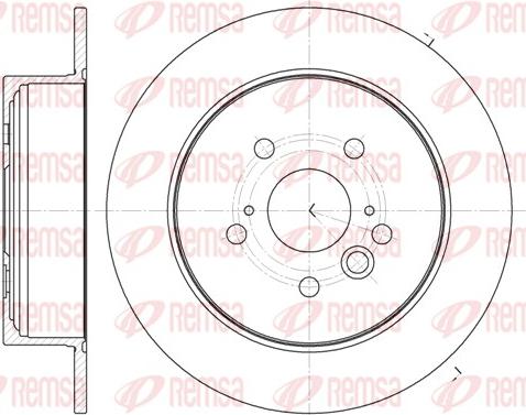 Remsa 61089.00 - Brake Disc autospares.lv