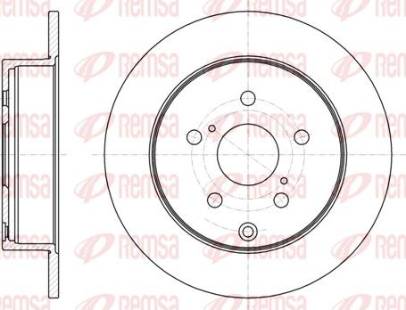 Remsa 61088.00 - Brake Disc autospares.lv