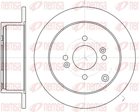 Remsa 61024.00 - Brake Disc autospares.lv