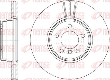 Remsa 61028.10 - Brake Disc autospares.lv