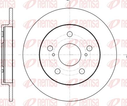 Remsa 61074.00 - Brake Disc autospares.lv