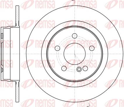 Remsa 61070.00 - Brake Disc autospares.lv