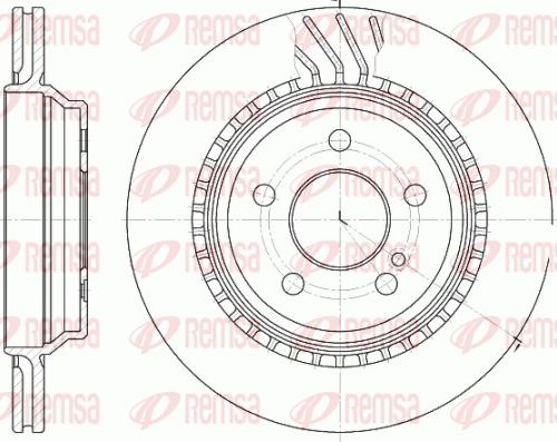 Remsa 61072.10 - Brake Disc autospares.lv