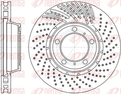 Remsa 61196.10 - Brake Disc autospares.lv