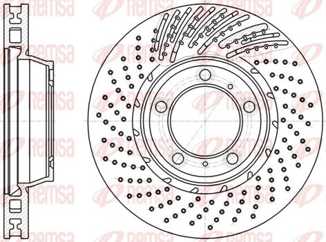 Remsa 61196.11 - Brake Disc autospares.lv