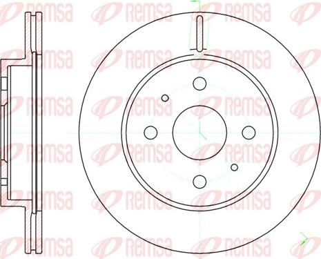 Remsa 61190.10 - Brake Disc autospares.lv