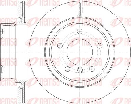 Remsa 61145.10 - Brake Disc autospares.lv