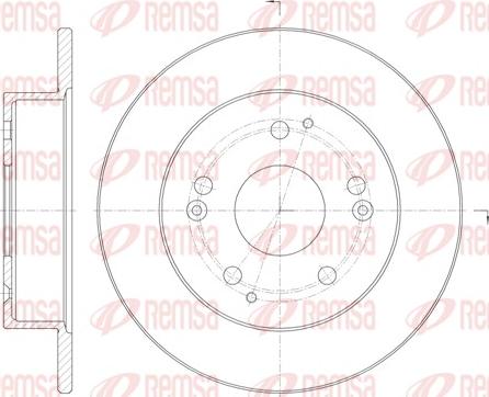 Remsa 61147.00 - Brake Disc autospares.lv