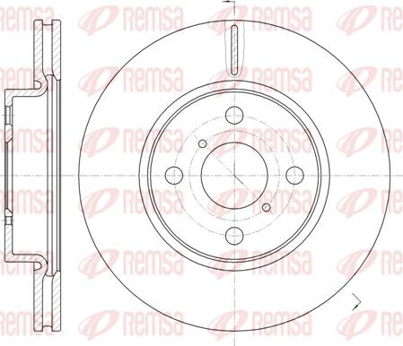 Remsa 61169.10 - Brake Disc autospares.lv