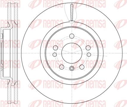 Remsa 61165.10 - Brake Disc autospares.lv