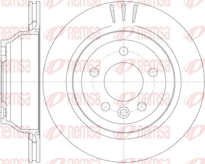 Remsa 61160.10 - Brake Disc autospares.lv