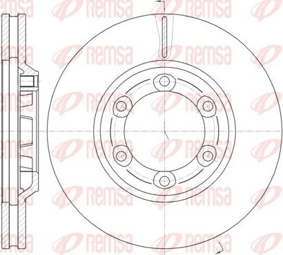 Remsa 61163.10 - Brake Disc autospares.lv