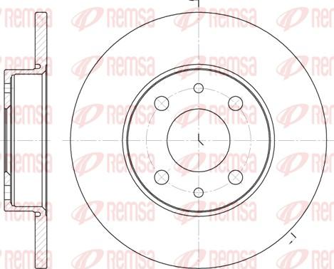 Remsa 6110.01 - Brake Disc autospares.lv