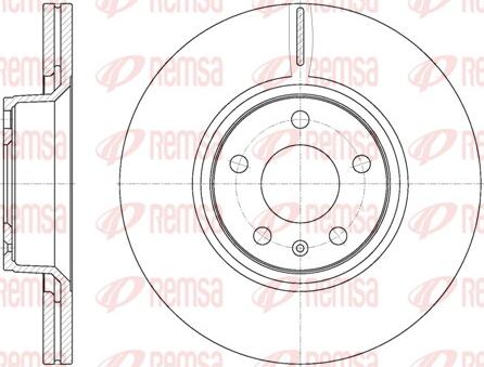 Remsa 61101.10 - Brake Disc autospares.lv