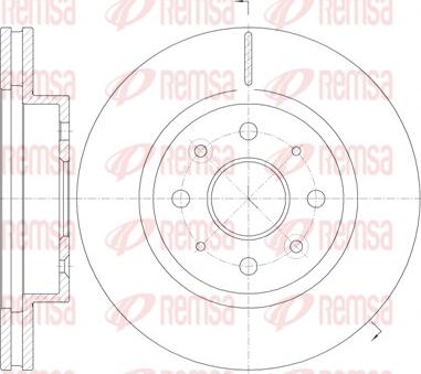 Remsa 61103.10 - Brake Disc autospares.lv