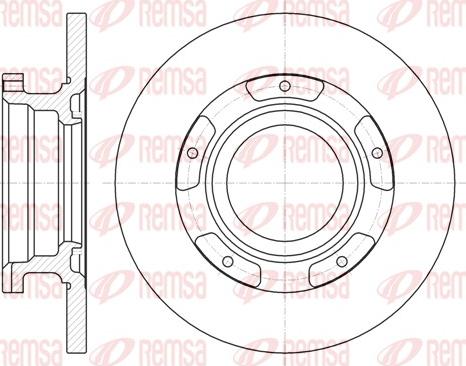 Remsa 61107.00 - Brake Disc autospares.lv