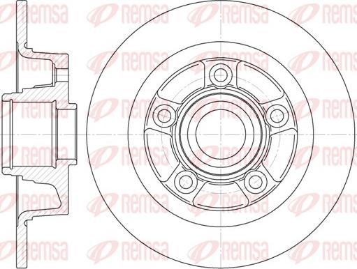 Remsa 61115.00 - Brake Disc autospares.lv