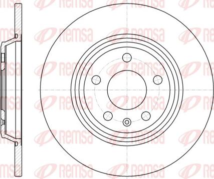 Remsa 61112.00 - Brake Disc autospares.lv