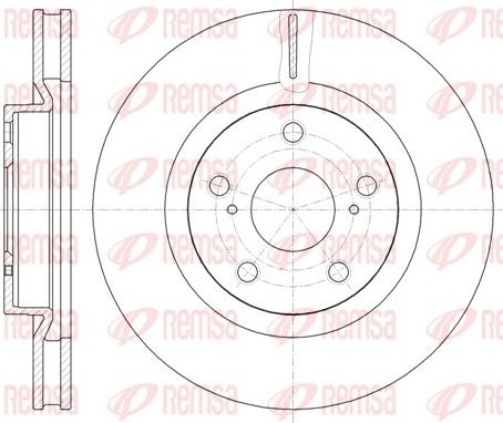 Remsa 61189.10 - Brake Disc autospares.lv