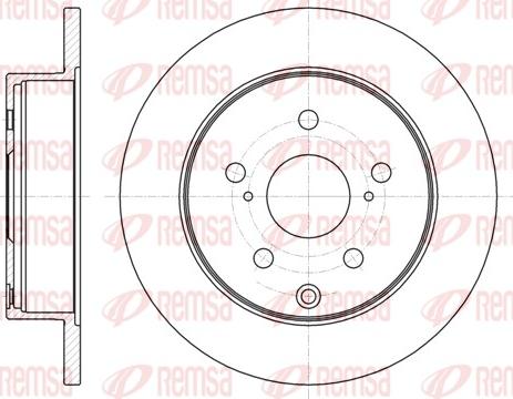 Remsa 61188.00 - Brake Disc autospares.lv