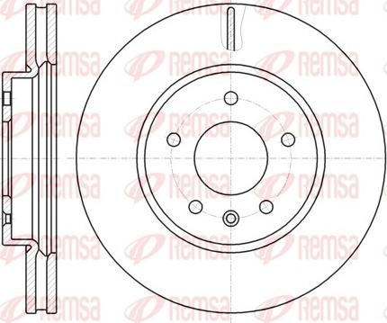 Remsa 61183.10 - Brake Disc autospares.lv