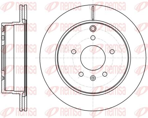 Remsa 61182.10 - Brake Disc autospares.lv