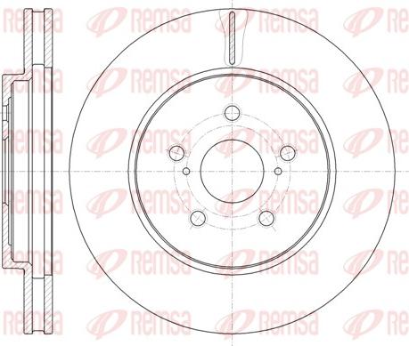 Remsa 61136.10 - Brake Disc autospares.lv