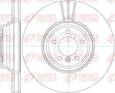 Remsa 61132.10 - Brake Disc autospares.lv