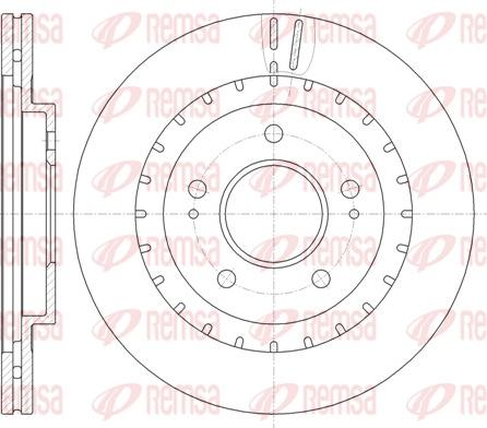 Remsa 61137.10 - Brake Disc autospares.lv