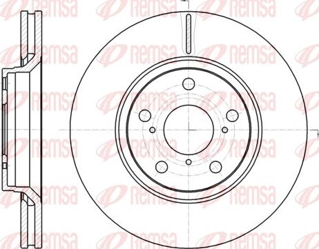 Remsa 61121.10 - Brake Disc autospares.lv