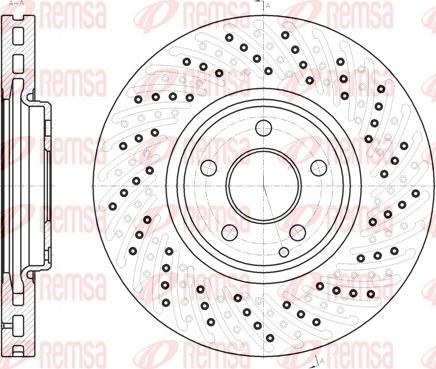 Remsa 61123.10 - Brake Disc autospares.lv