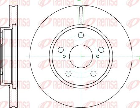 Remsa 61122.10 - Brake Disc autospares.lv