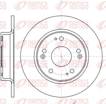 Remsa 61175.00 - Brake Disc autospares.lv