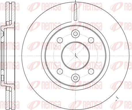 Remsa 6117.10 - Brake Disc autospares.lv